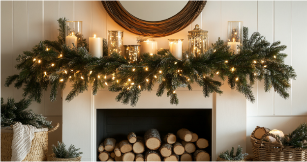 Mantel Decor Ideas to Transform Your Fireplace This Winter