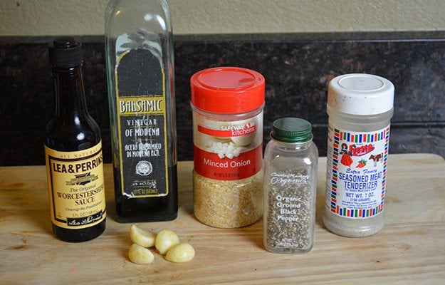 Ingredients to make Original Beef Jerky Marinade. | Click through for the instructions on homesteading.com