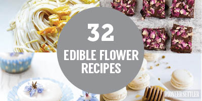32 edible flowers