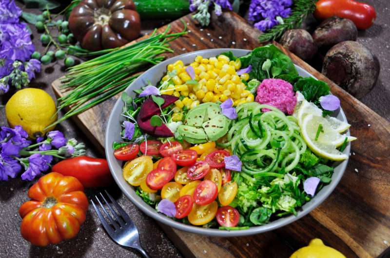 Rainbow Salad Colorful Food | Thanksgiving Table Ideas | This Is Everything You Need For A Perfect Thanksgiving Day