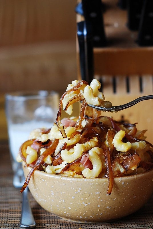Mac And Cheese With Bacon And Caramelized Onions | Homemade Mac And Cheese | Upgrade From Velveeta And Make A Delicious Holiday Meal