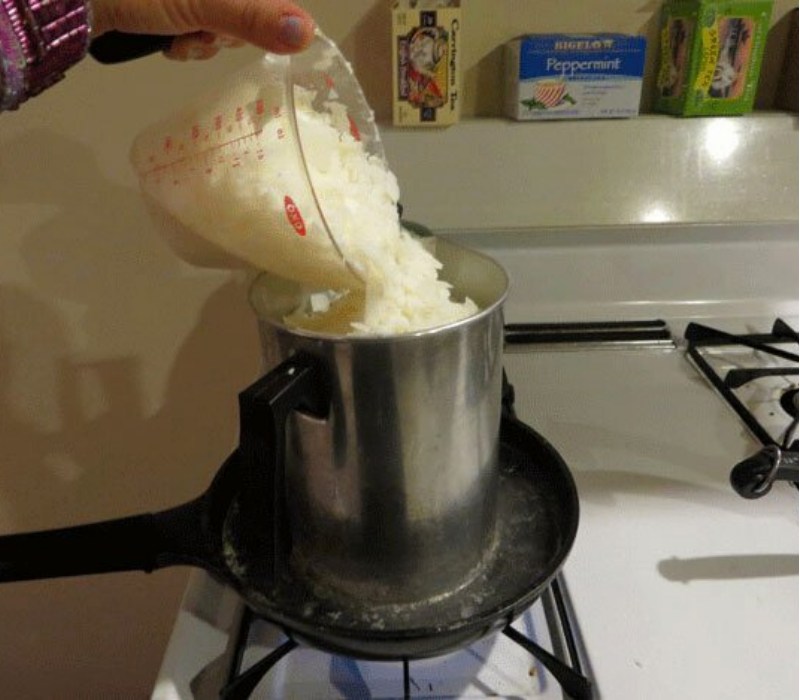 Add the Fragrance Oil | soy candle making