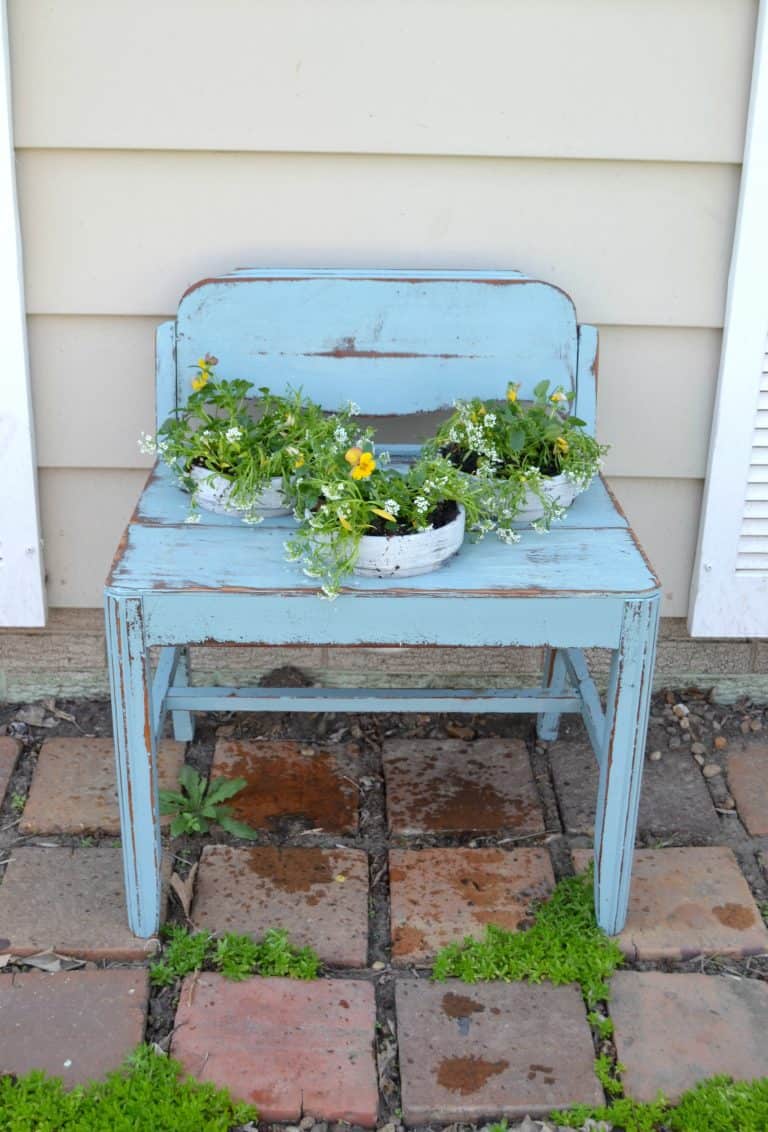 Upcycled Bench Planter | A Guide to Upcycled Homesteading Upcycled Bench Planter | A Guide to Upcycled Homesteading