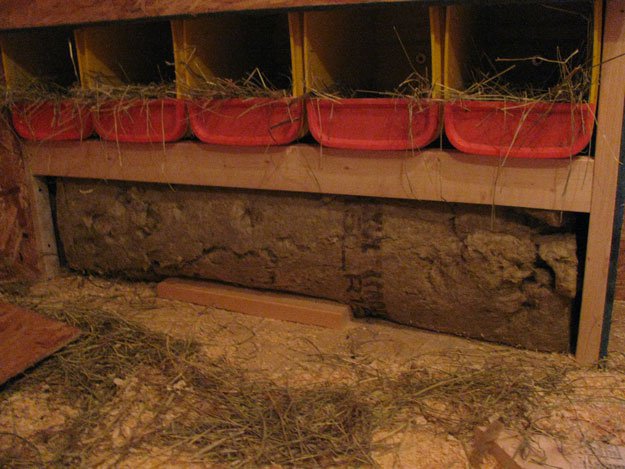 Step 1: Assemble The Materials | Insulate Below The Nesting Boxes | Build Chicken Nesting Boxes From Recycled Scrap Materials Step 1: Assemble The Materials | Insulate Below The Nesting Boxes | Build Chicken Nesting Boxes From Recycled Scrap Materials