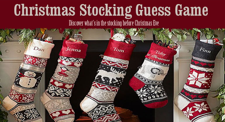 Christmas Stocking Guessing Game | Christmas Party Games For Your Holiday Gathering | christmas party games | enjoyable office christmas party games ideas