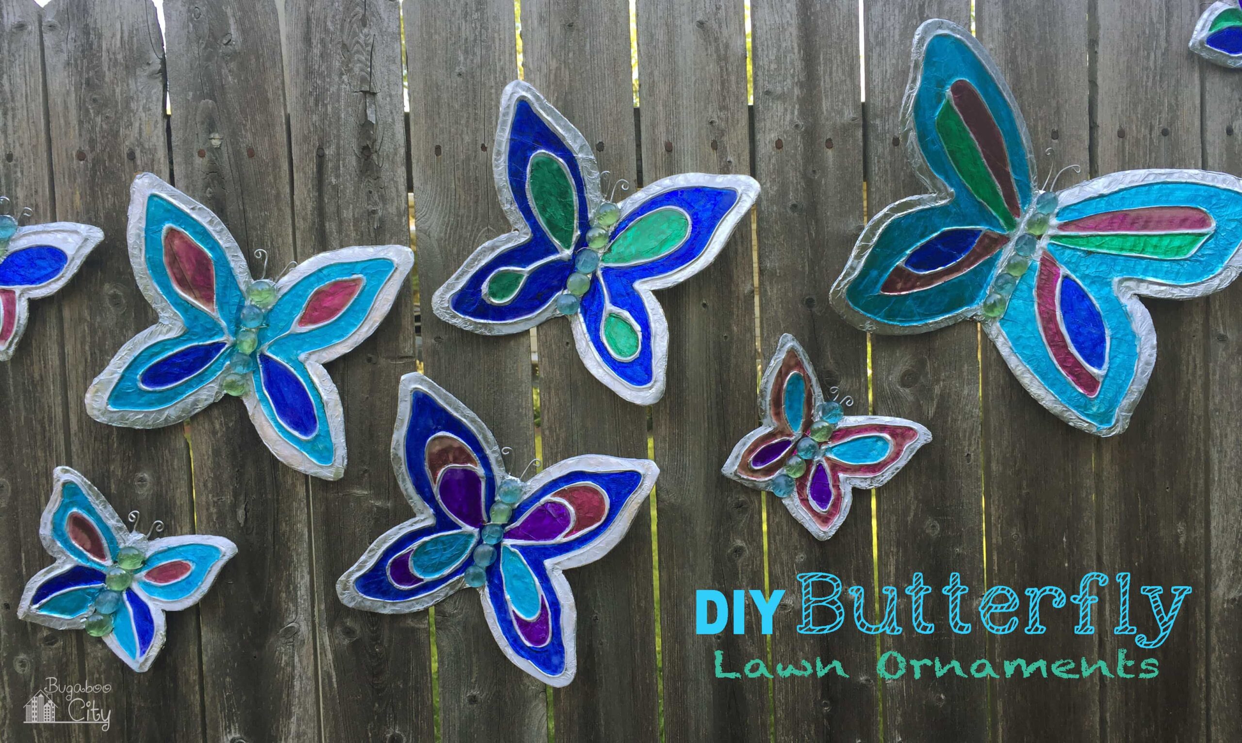 DIY Butterfly Garden Ornament | A Guide to Upcycled Homesteading DIY Butterfly Garden Ornament | A Guide to Upcycled Homesteading