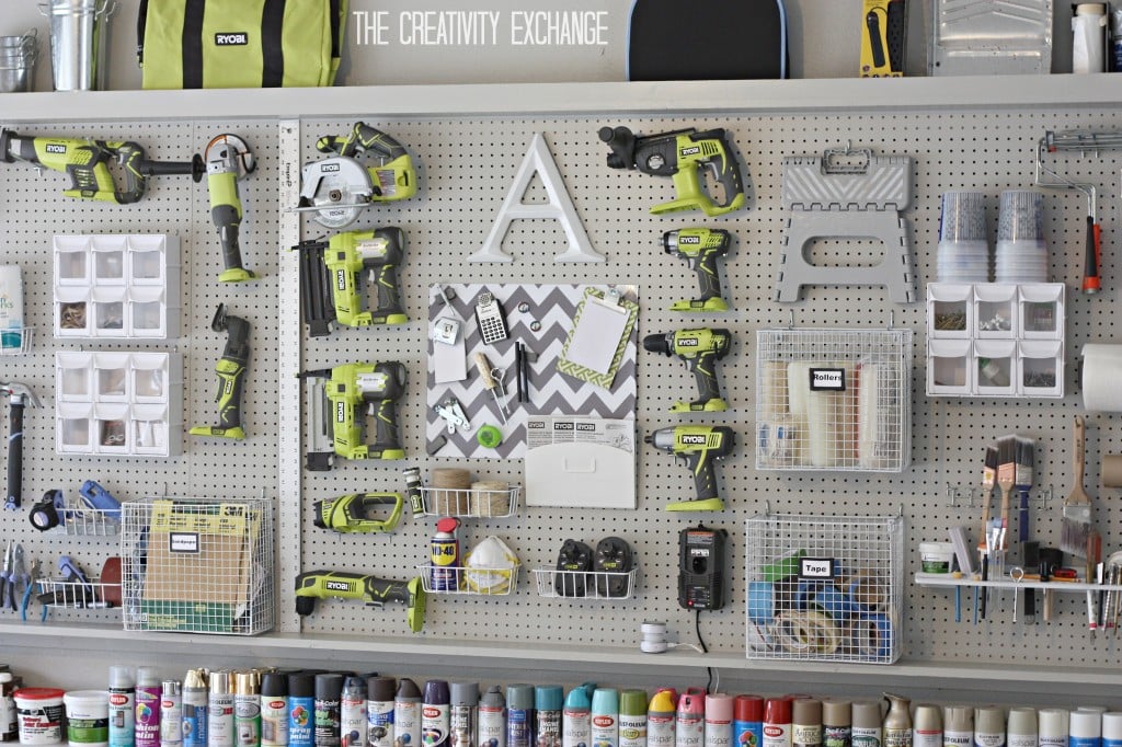 Pegboard Garage Organization | Garage Makeover Ideas Worth Exploring This Spring