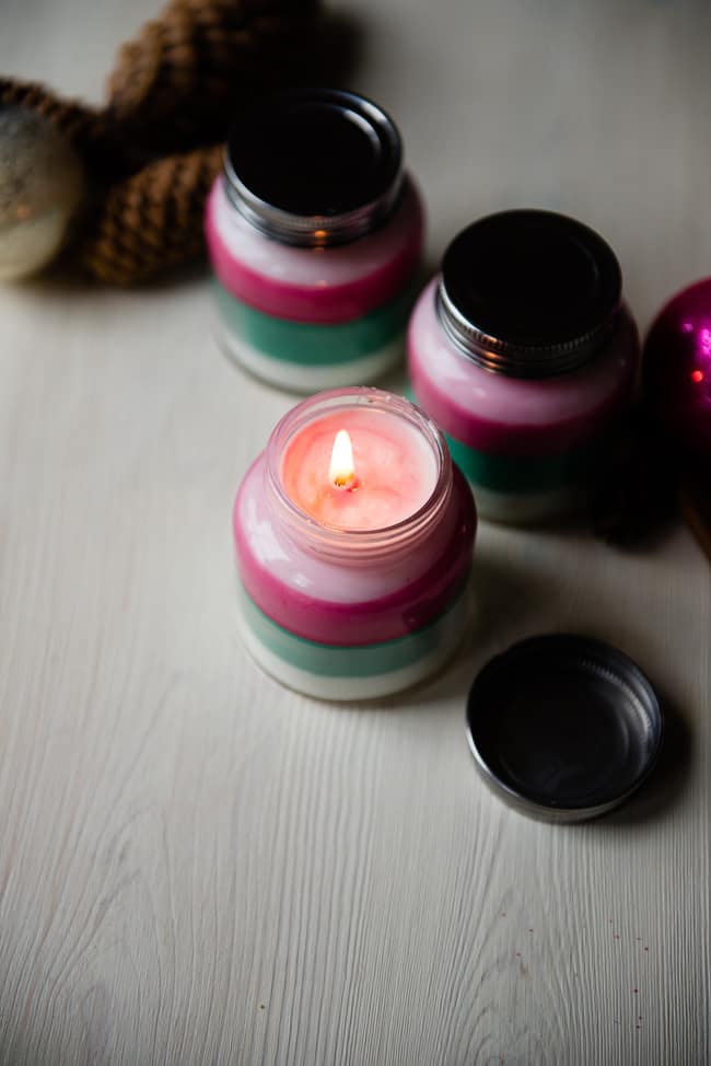 Layered Scent Holiday Candles | Ways To Make Your Home Smell Like Christmas | How to Make Your Home Smell Nice