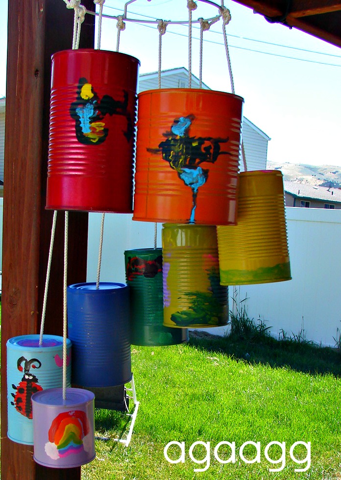 Kids DIY Wind Chimes | Fun And Easy Kids Gardening Ideas To Do This Summer Vacation