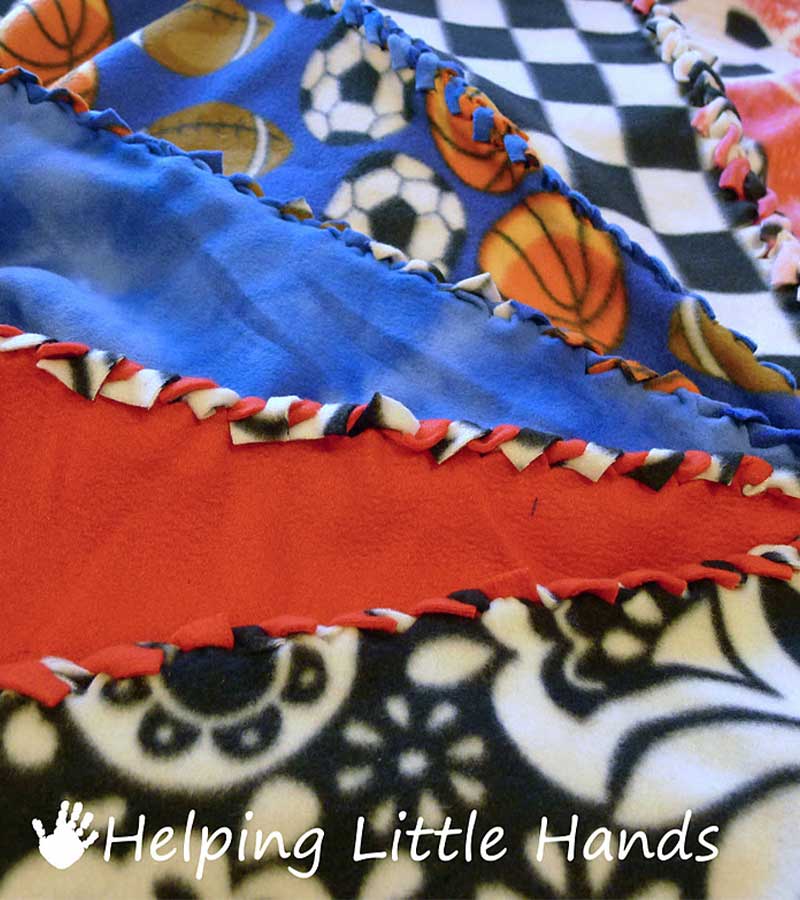 Double Layered No-Sew Braided Fleece Blanket | warm winter blankets