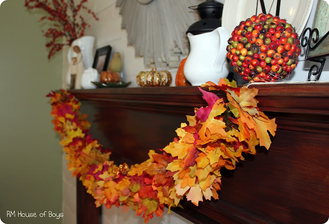 Fall Leaf Garland | Creative Thanksgiving Decorations You'll Wish You'd Thought Of First