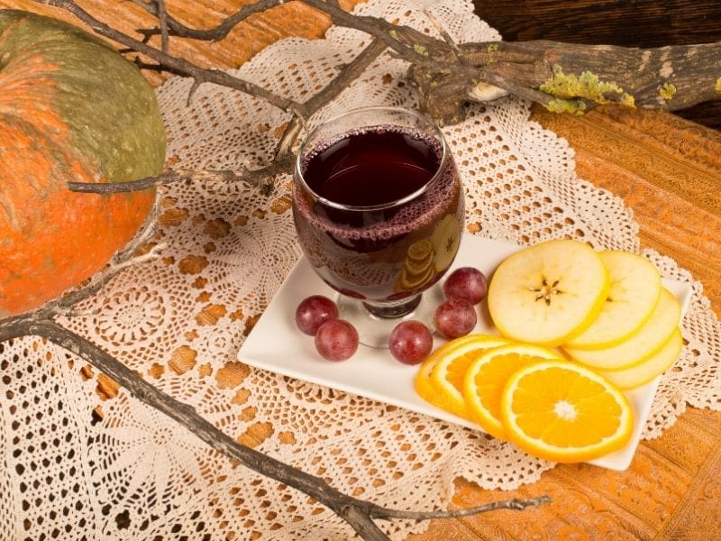 Freshly prepared black witch cocktail | ## Halloween Punch Recipes To Serve At Your Home Party
