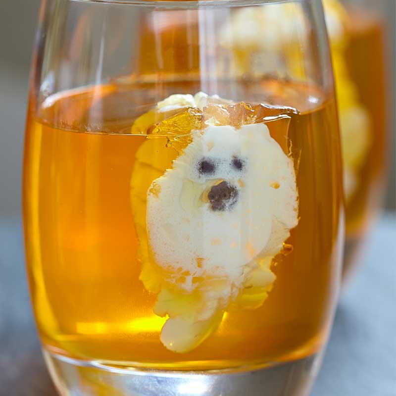Ghost Jello Treats for Halloween | halloween ideas for dessert