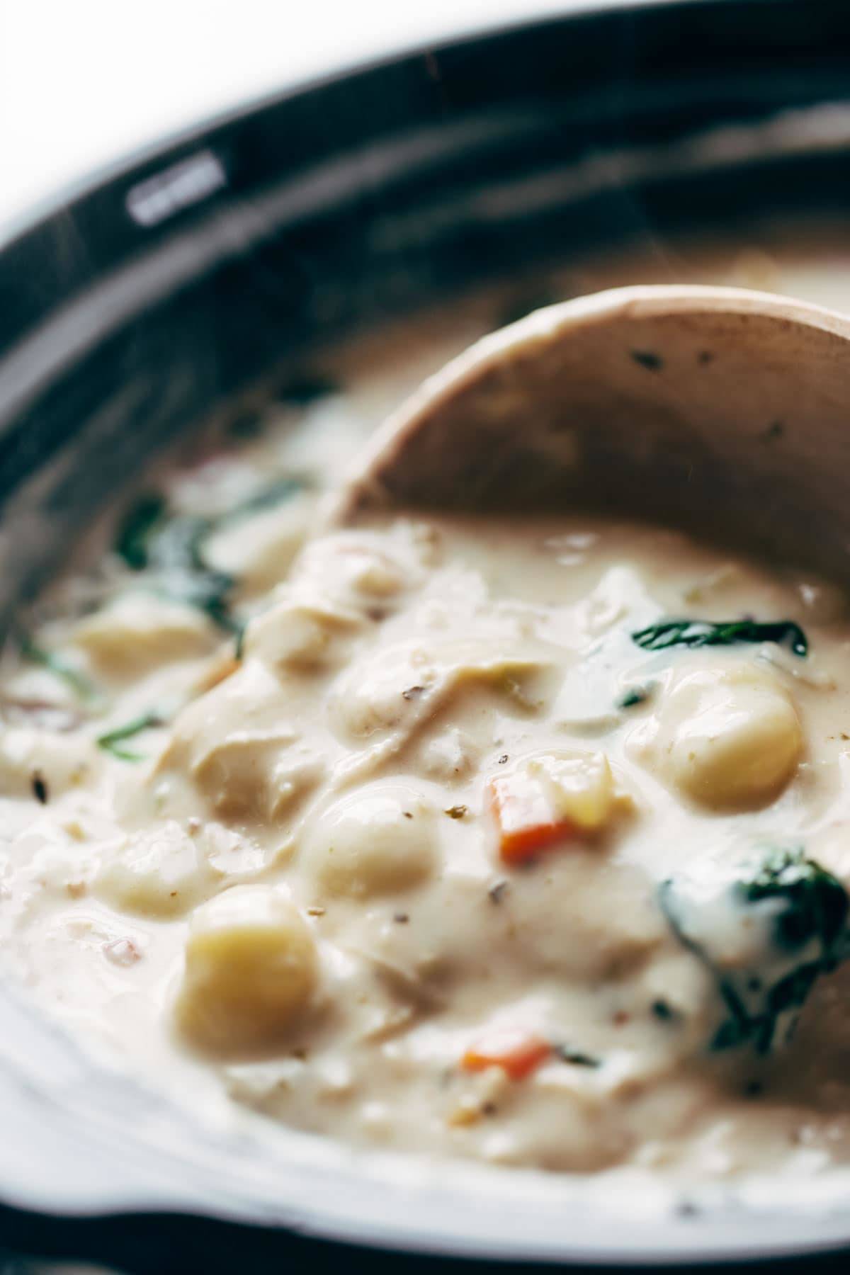 Chicken Gnocchi Soup | Mouthwatering Crockpot Recipes To Prepare This Winter | Easy Slow Cooker Recipes