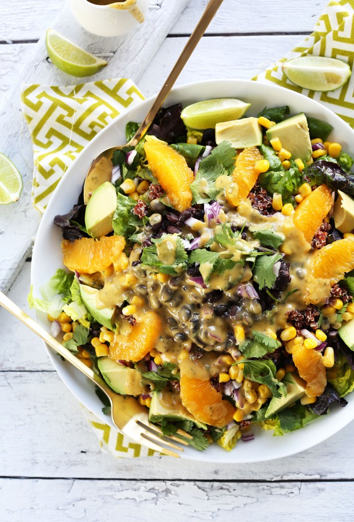 Mexican Quinoa Spring Salad In An Orange Lime Dressing | Fresh Spring Salad Ideas To Savor This Season Mexican Quinoa Spring Salad In An Orange Lime Dressing | Fresh Spring Salad Ideas To Savor This Season
