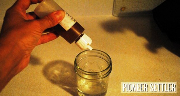 Step 3: Add Diluted Rennet To Milk | Homemade Goat Cheese | Chevre Recipe Step 3: Add Diluted Rennet To Milk | Homemade Goat Cheese | Chevre Recipe