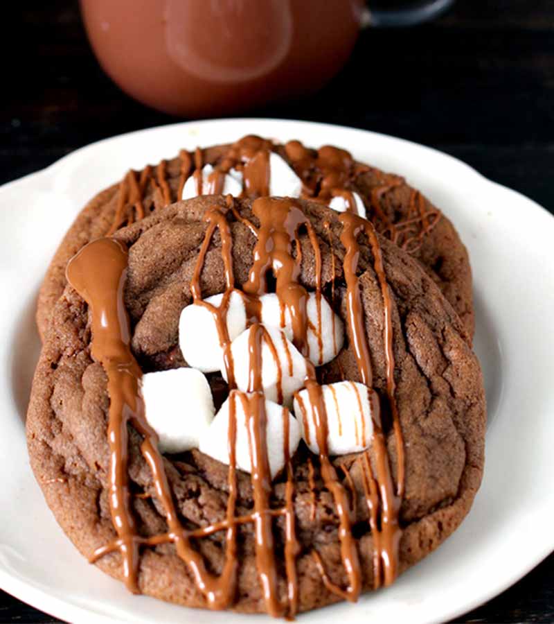Hot Chocolate Cookies | easy christmas cookies