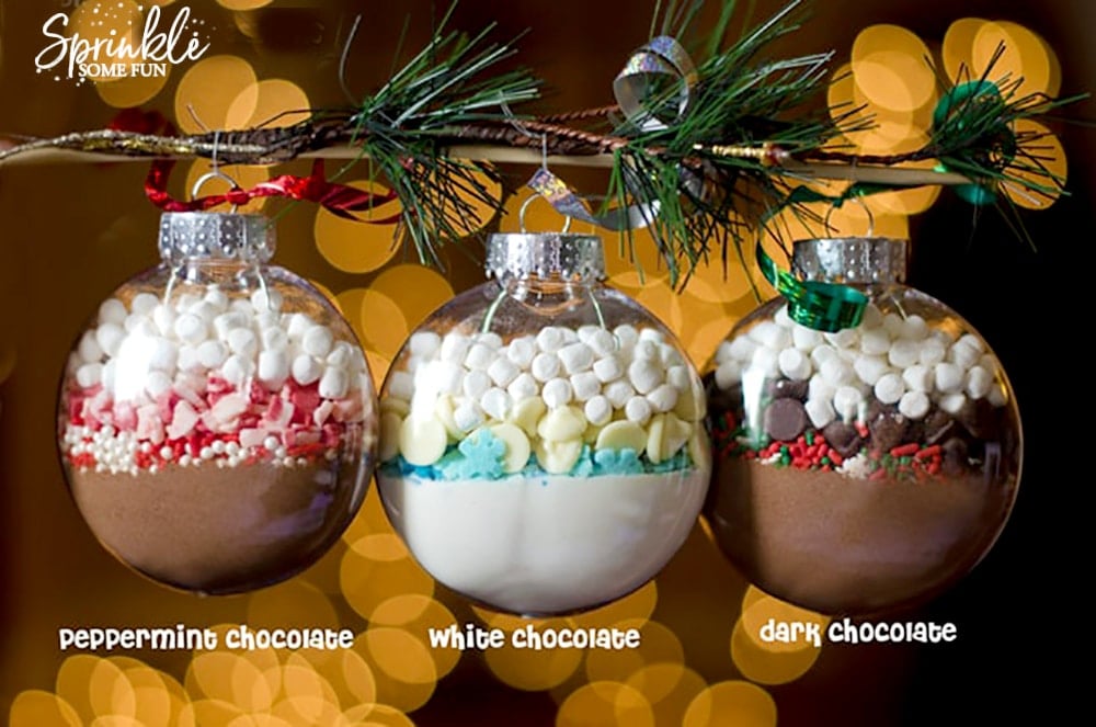 Hot Cocoa Mix Ornaments | Stunning Homemade Christmas Ornaments You Can DIY On A Budget