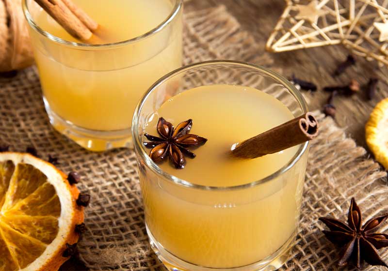 Hot toddy drink (apple rum punch) | punch recipes