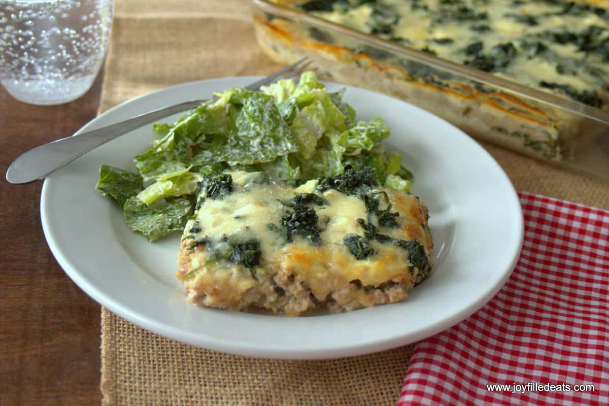 Healthy Ground Turkey Recipes | White Lazy Lasagna