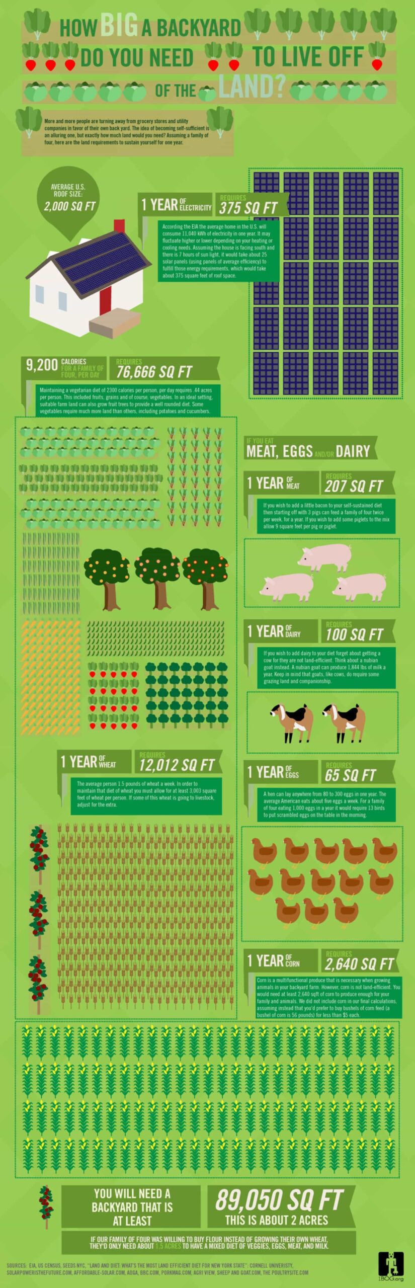 Living Off the Grid: How Much Land Do You Need?