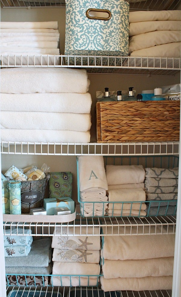 Linen Organizer | Extra Space Storage Ideas | Make Your Space Work For You - Linen Organizer