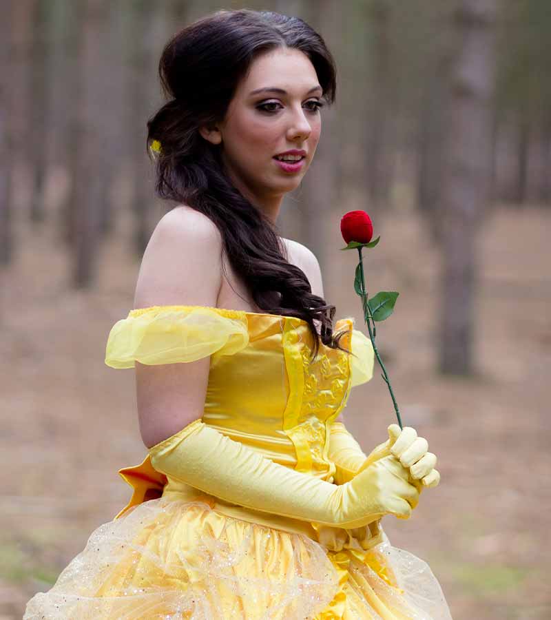Promotional photos for a company that offers princess parties | halloween costume ideas