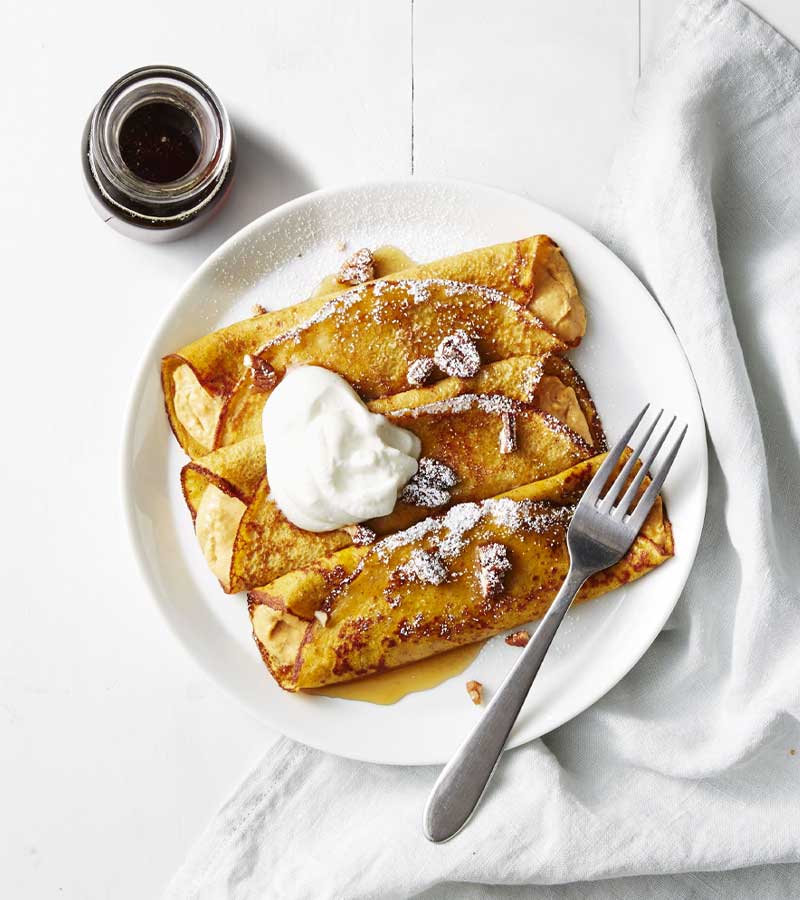 Pumpkin Cheesecake Crepes | pumpkin desserts