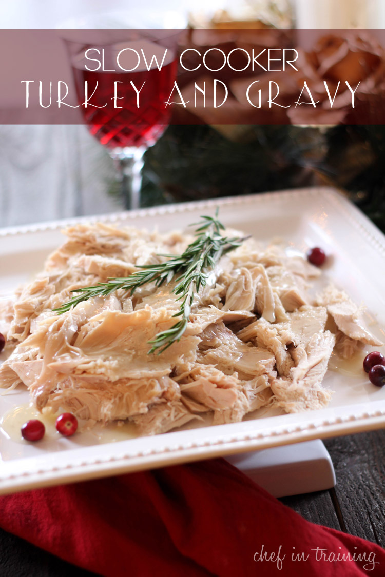 Slow Cooker Turkey and Gravy | Easy Slow Cooker Recipes For Thanksgiving | slow cooker recipes for thanksgiving | slow cooker recipes