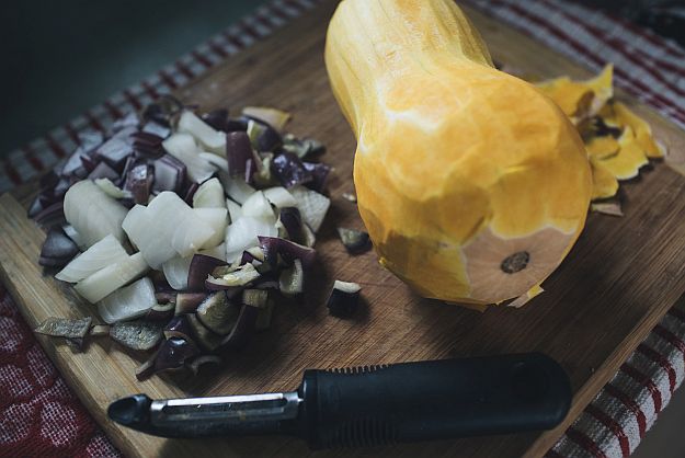 Step 2 | Sage And Butternut Squash Quiche | Homesteading Recipe