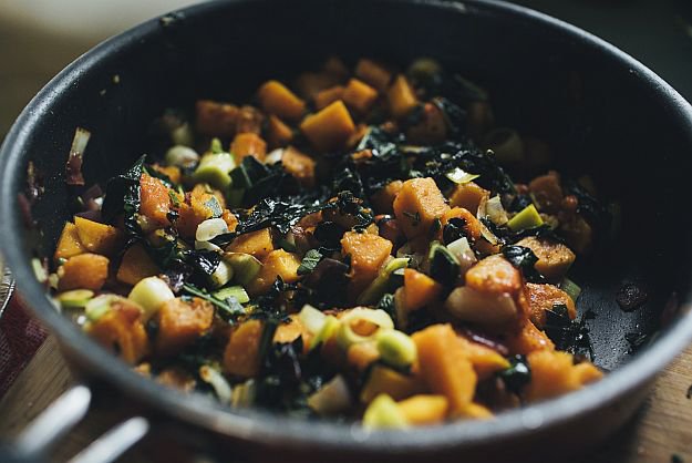 Step 5 | Sage And Butternut Squash Quiche | Homesteading Recipe
