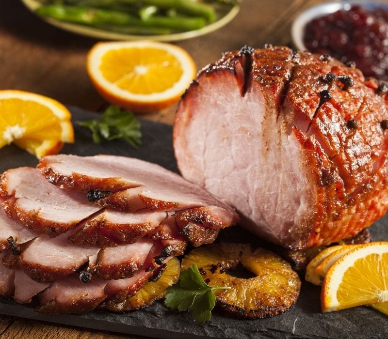 Traditional Sliced Honey Glazed Ham