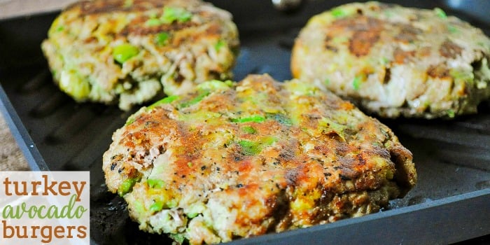 Healthy Ground Turkey Recipes | Avocado Turkey Burgers