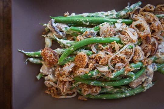 Vegan Green Bean Casserole | Thanksgiving Recipes For Everyone At The Dinner Table | Thanksgiving Recipes | best thanksgiving recipes