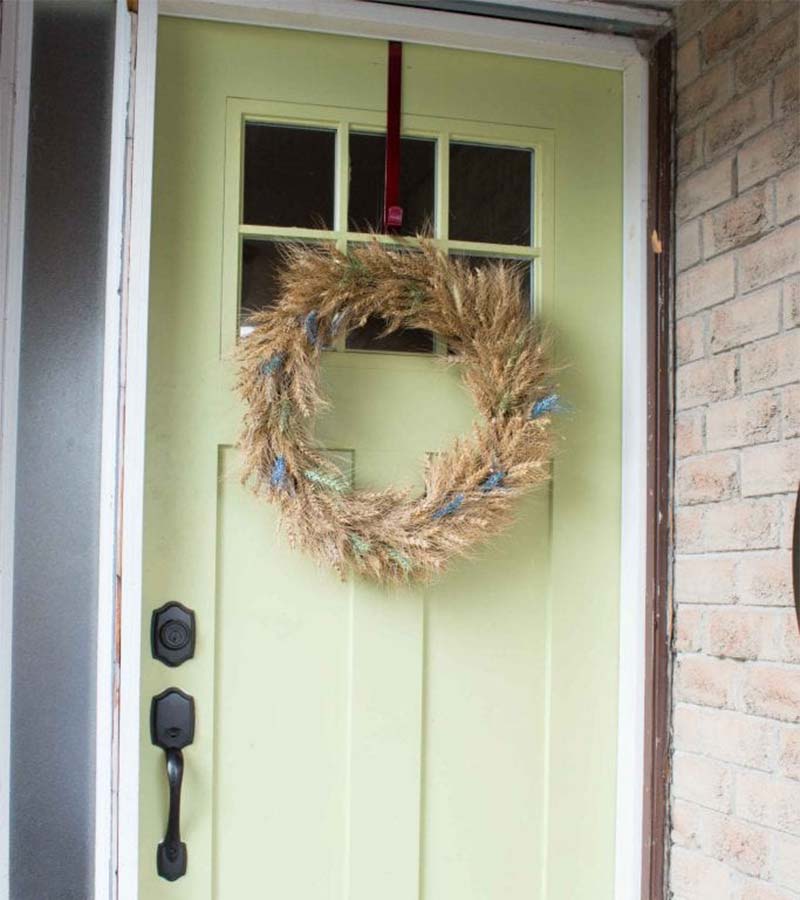 Wheat Wreath Gone Wild | fall decorations
