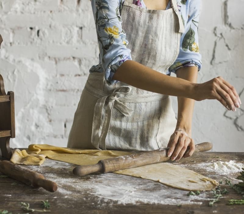 preparing the dough for pasta | Spaghetti from scratch