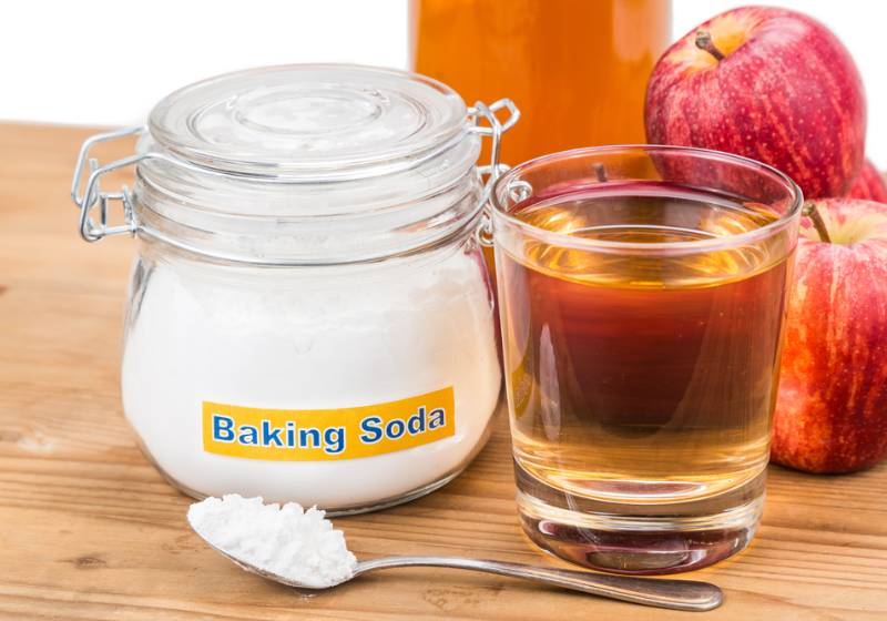 apple-cider-vinegar-baking-soda-combination | Homemade Shampoos For Hair Growth and Hair Loss
