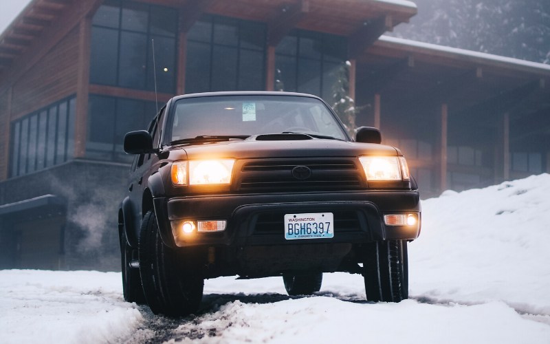 black toyota vehicle on snow field at daytime | types of winter storms
