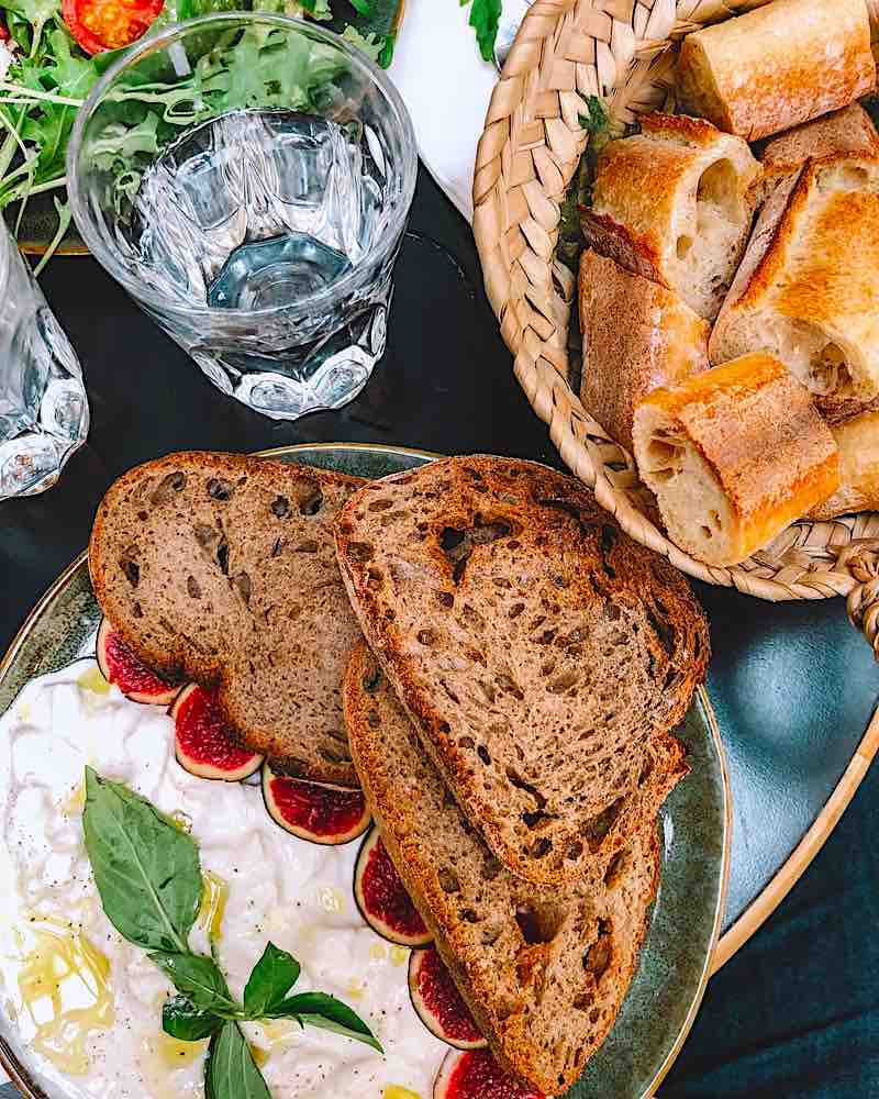 Bread On Plate Beside Glass | How To Make A Paleo Almond Flour Bread [Step-by-Step]