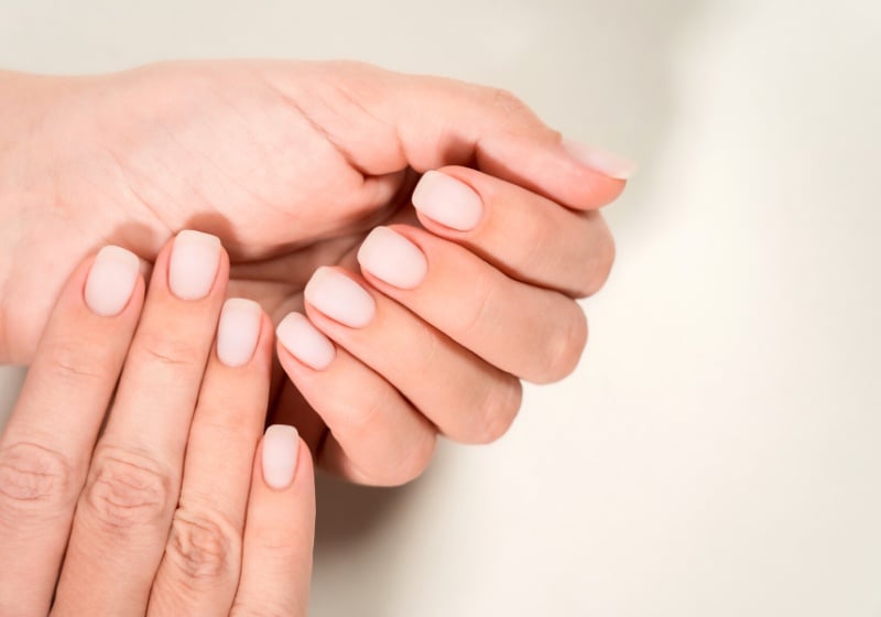 closeup top view two beautiful hands | pure glycerin for skin lightening