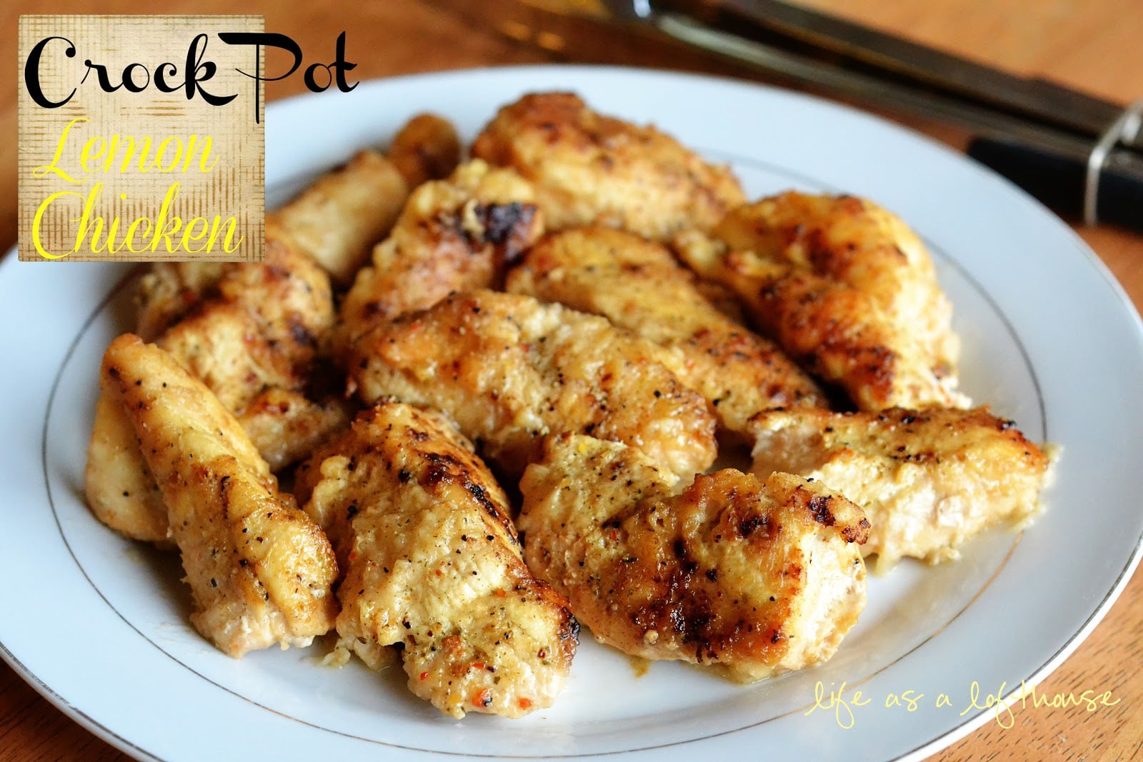 Crockpot Lemon Chicken | Mouthwatering Crockpot Recipes To Prepare This Winter | Easy Slow Cooker Recipes