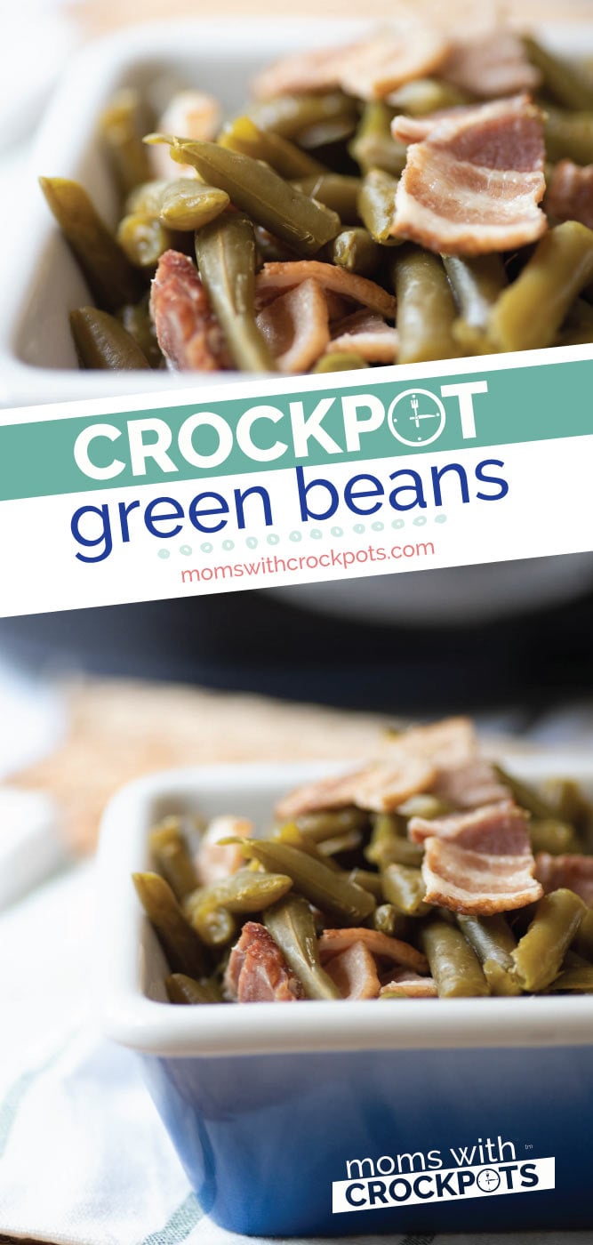 Crockpot Green Beans | Easy Slow Cooker Recipes For Thanksgiving | slow cooker recipes for thanksgiving | thanksgiving recipes