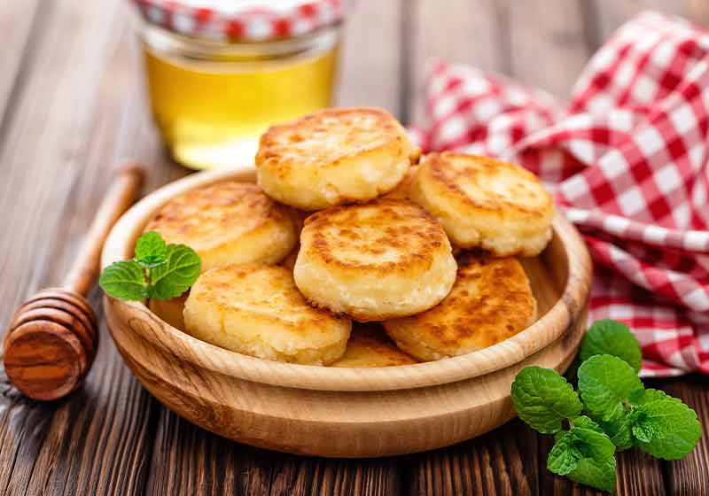 curd fritters | pilgrim food
