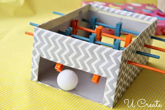 Foosball Table | Fun Activities for Kids at Home Get Through a Winter Storm Indoors