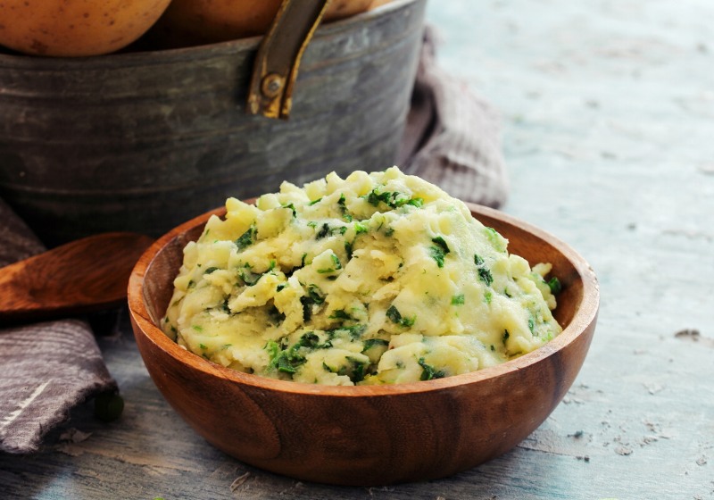 homemade colcannon irish mashed potatoes st | luck of the irish cast