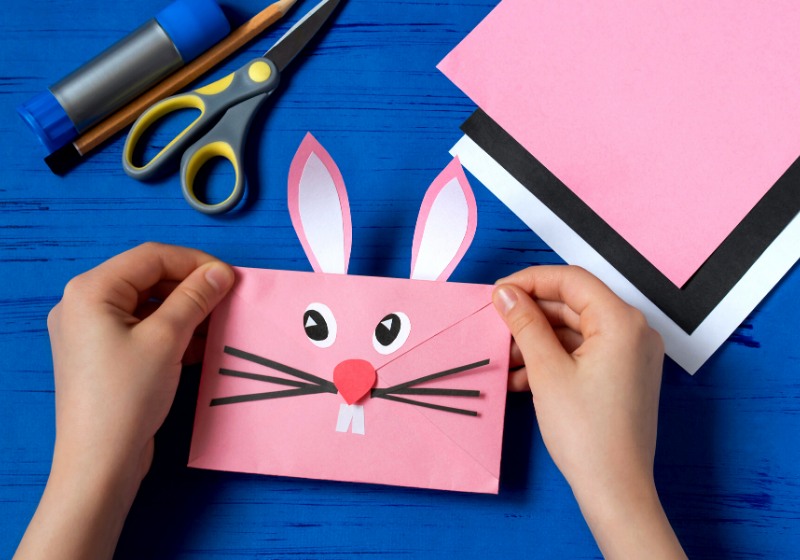 how make envelope form bunny easter | diy easter crafts for kids