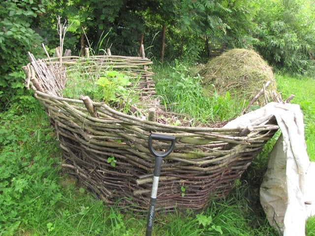 Willow Composter | 45 DIY Compost Bins To Make For Your Homestead