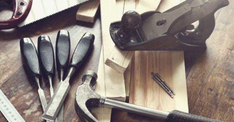 old antique woodworking carpentry tools | Predator-Proof DIY Chicken Run Project For Your Backyard Chicken Coop