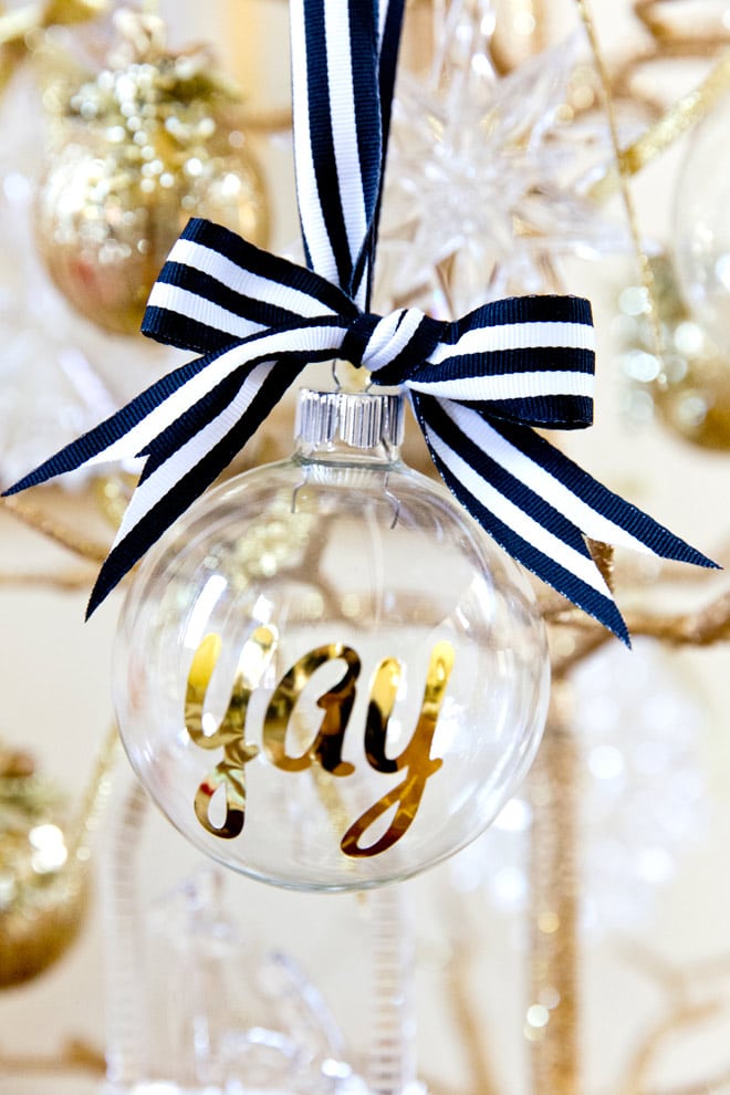 DIY Personalized Ornaments | Stunning Homemade Christmas Ornaments You Can DIY On A Budget