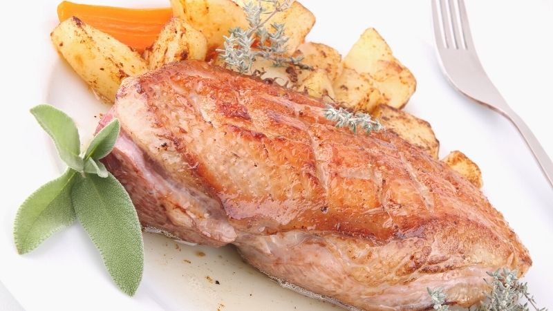 plate roasted duck breast vegetables | Tasty Duck Breast Recipes For Your Next Dinner